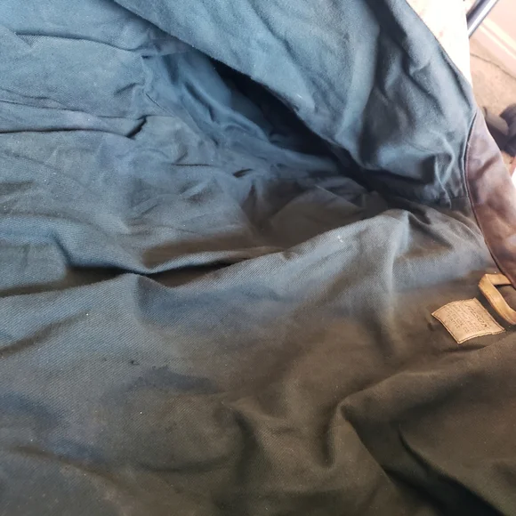 Vintage CC Filson 1990s Waxed Tin Cloth Cruiser Jacket Fully Lined Hunting Ranch - Picture 13 of 16